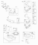 Air Cleaner Exhaust System Fuel Supply Governor Spring Diagram and Parts List for 122T02-1726-B1  Briggs and Stratton Engine